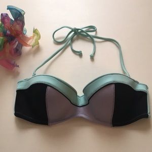 Victoria’s Secret Bikini Top Purple Aqua.